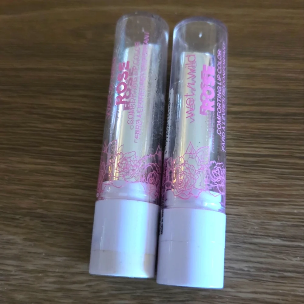 Wet N Wild‎ Rose Comforting Lip Color Set Of 2 NWT